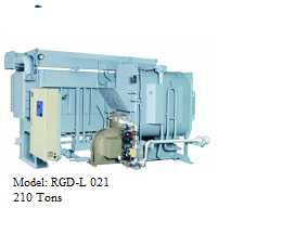 چیلر جذبی 210 تن ابارا مدل RGD-L 021