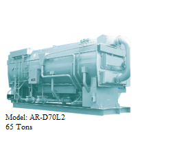 چیلر جذبی 65 تن شرکت سنچوری مدل AR-D70L2
